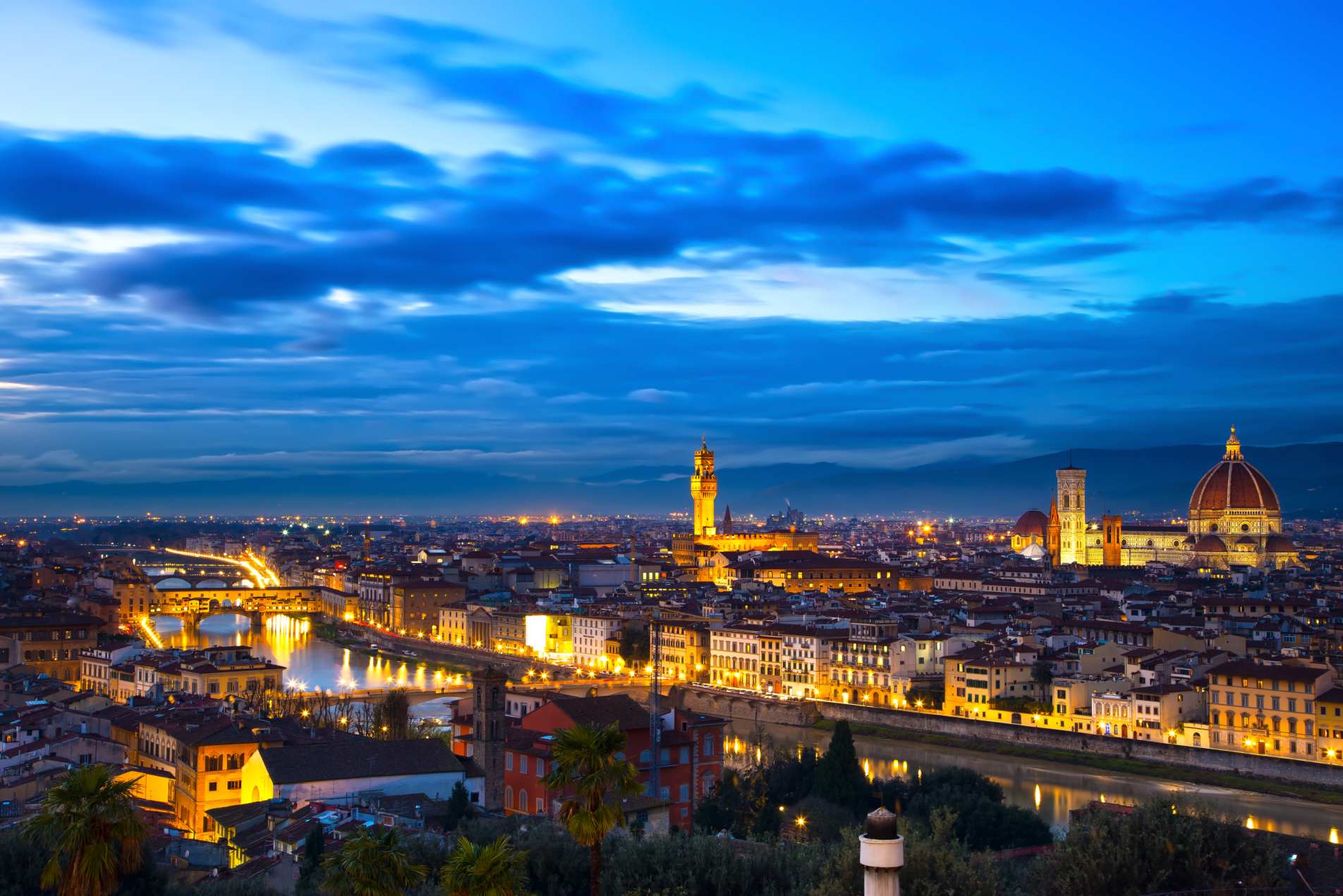 Florence at night