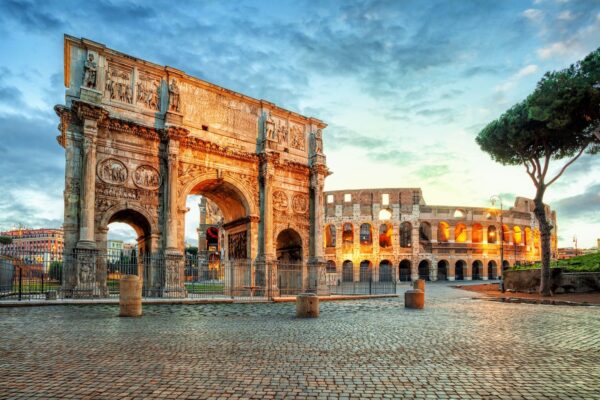 Arch Of Constantine And Colosseum In Rome — Gems of Italy luxury tour by Italy Travel Specialist