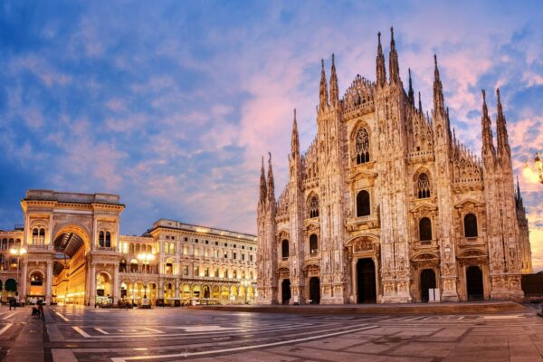 Milan Cathedral On Sunrise — Gems of Italy luxury tour by Italy Travel Specialist