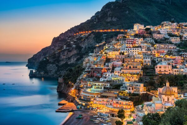 Sunset In Positano Amalfi Coast — Romantic Italy honeymoon by Italy Travel Specialist